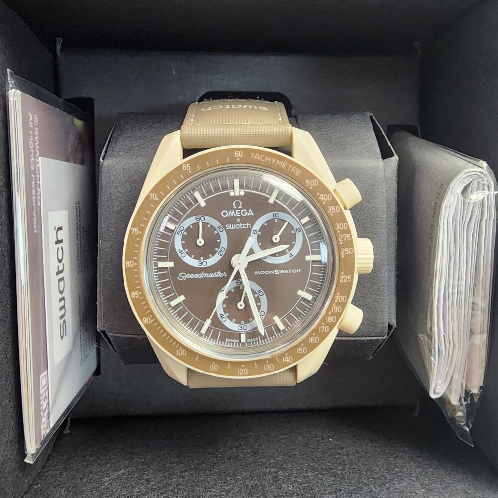 Swatch X Omega Bioceramic Moonswatch Mission On Earth - DESERT - Picture 3 of 6